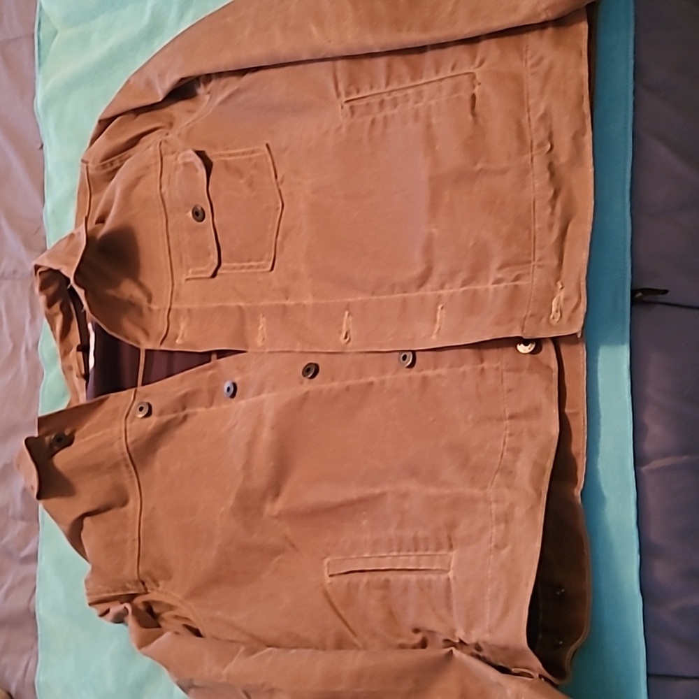 Men's Brown Work Jacket - Classic Casual Coat